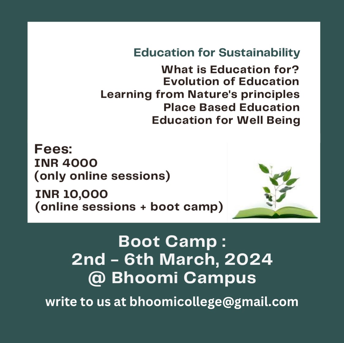 Education for Sustainability