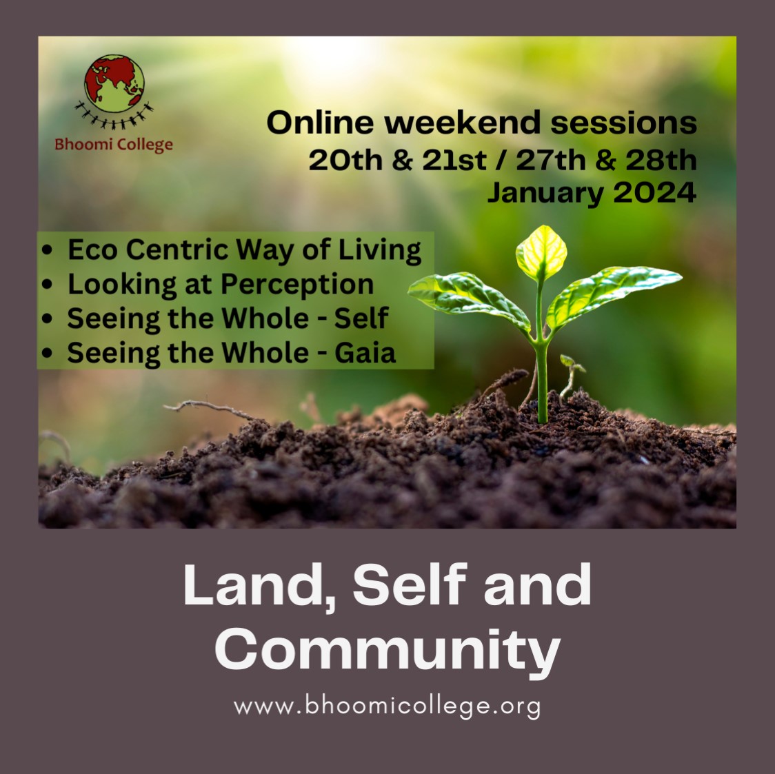 Land, Self and Community